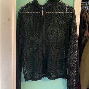 NWOT fish net jacket size large